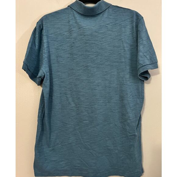 Vince Classic Slub Polo Shirt Size Medium - Picture 2 of 4